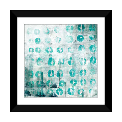 « blue static i », reproduction d’art sur toile tendue