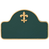 Fleur de Lis Arch One Line Address Plaque