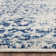 Tapis oriental bleu / ivoire Annette
