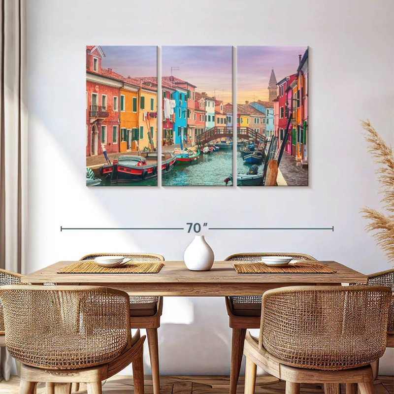 Rorry Dusk In Burano, 36" H x 57" W