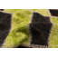Tapis unique en laine noué à la main style Kosak des années 2010 de 4 pi 10 po x 7 pi 7 po noir / vert Kallahan