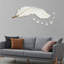 Décoration murale plume en résine