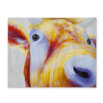 Blue Bedroom Farm Animals Placemat - Colorful Country Cow Decor
