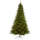 Lighted Artificial Spruce Christmas Tree