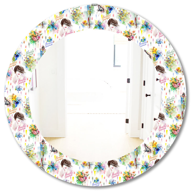 Miroir mural Beauty and Fashion, H 31,5 po x l po