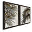 Palm I - ensemble de 2 peintures sur toile encadrées-710458094-710458083