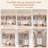 Angelia 23.6"-139.3" W Closet System with Rods and Drawers, 2-11.6 ft Ajustable Reach-in Closet Organizer-373079002