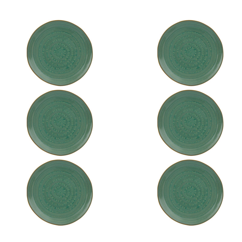 Gemstone Jade Stoneware Salad/Dessert Plate