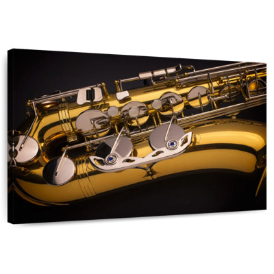 Abarca Shiny Golden Saxophone