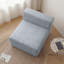 Causeuse de canapé simple en forme de cube, conception compacte et légère, chaise longue / repose-pieds polyvalent, rembourrage en mousse robuste, rembourrage épais, peu encombrant pour le salon / la chambre à coucher (AP)-1941306833