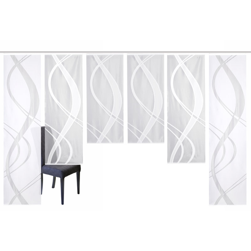 Mccree Semi Sheer Curtain Panel Pair, Width 57 x Drop 145 cm