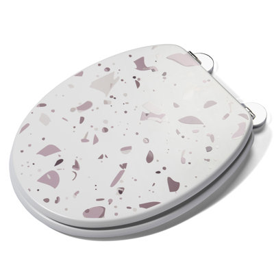 Flexi-Fix Round Hard Toilet Seat