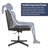 Khadiza Faux Leather Task Chair 25.2'' W-511326964