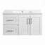 Meuble-lavabo mural 36 po avec 2 tiroirs-207860619