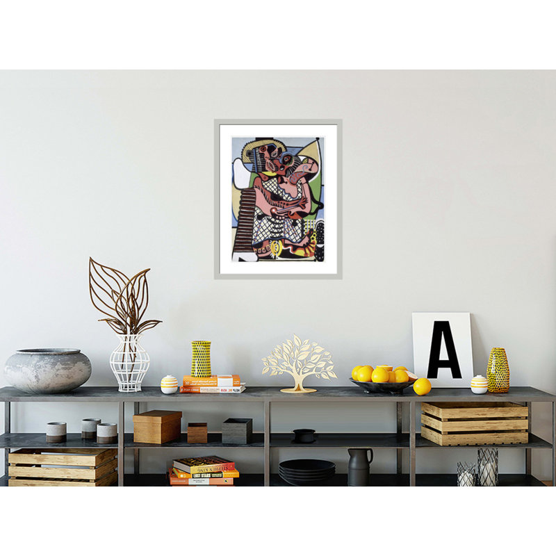 «Le baiser» par Pablo Picasso, impression giclée sur cadre, H 29,36 po x l 23,5 po