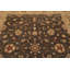 Tapis décoratif Ivoire en laine noué à la main de conception unique 7 pi 11 po x 10 pi Faduma