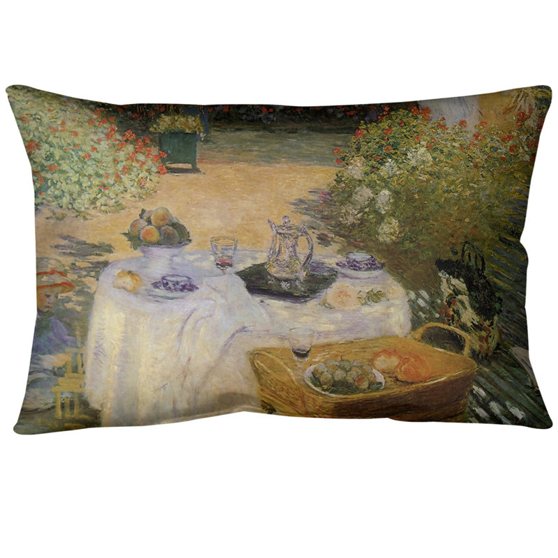 Coussin lombaire repas, Duvet synthétique, 14 po x 10 po, Polyester filé