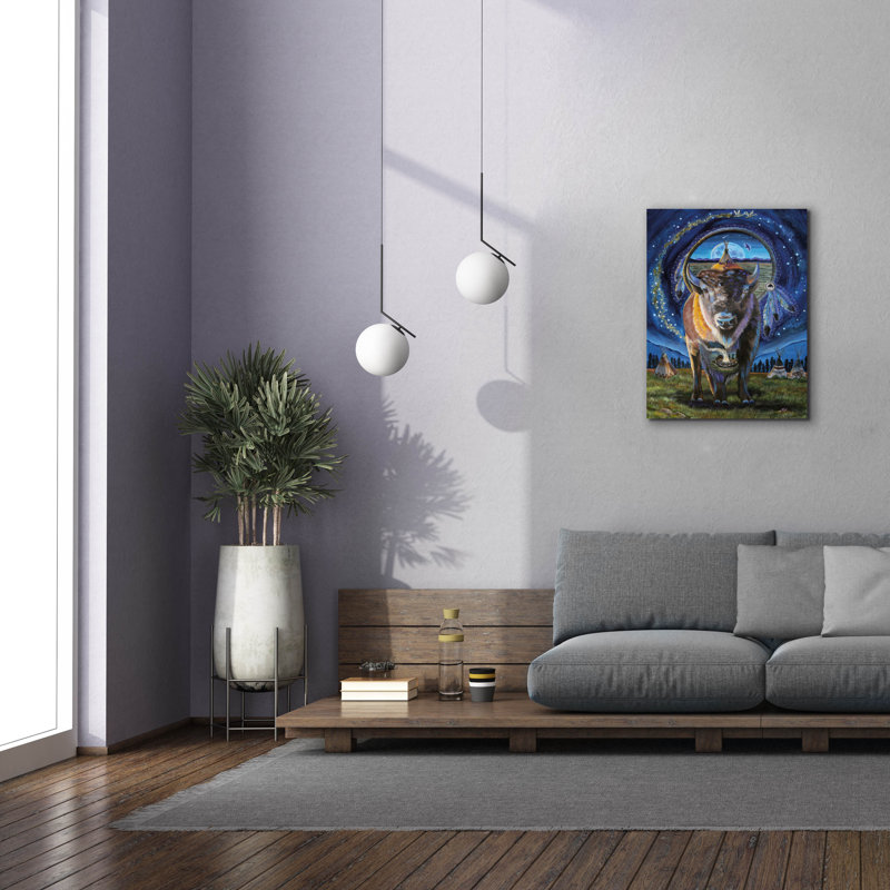 Toile épique «Keeper Of The Plains» par Verena Wild, 26 po x 34 po, H 34 po x l 26 po