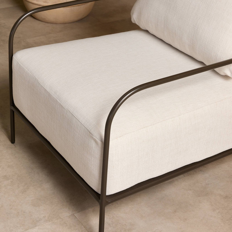 Segovia Outdoor Chair-Alessi Fawn, Vergo Cream