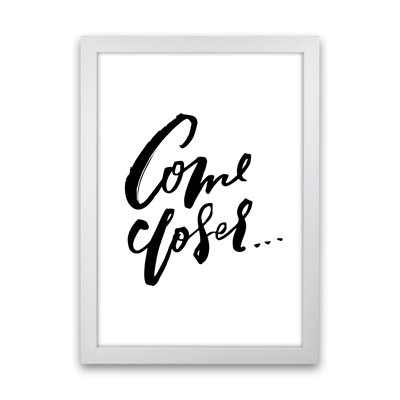 Come Closer - Wrapped Canvas Print