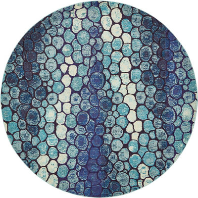 Tapis bleu Burtrum