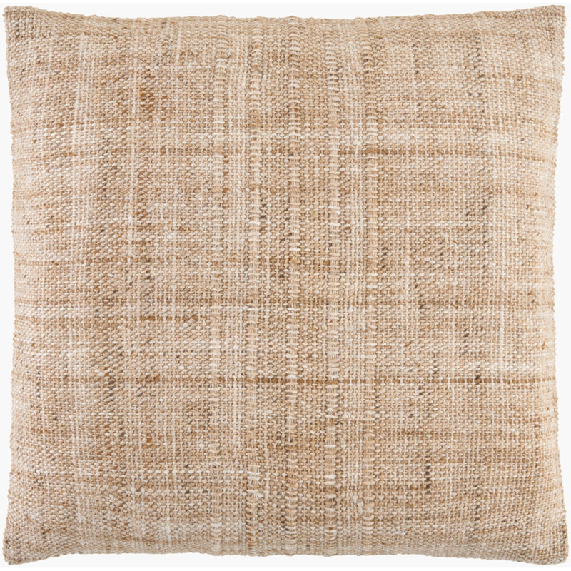 Galey Alix x Livabliss Indoor/Outdoor Westport Accent Pillow Cover, Tan, Polyester, Rectangle 14"H x 22"W