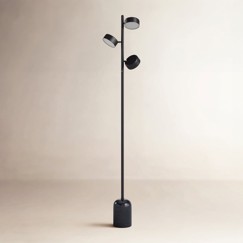Alfresco 64'' Black LED Tree Floor Lamp