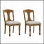Ensemble de chaises de salle à manger rembourrées Mid-Century à cadre en bois, confortable et élégant pour la maison et le restaurant