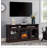 TV Media Stand Entertainment Console with 18" Fireplace Insert for TV Up to 65"-2097581287