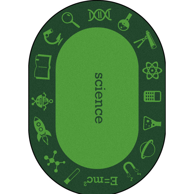 Steam Science Green by Joy Carpets Area Rug