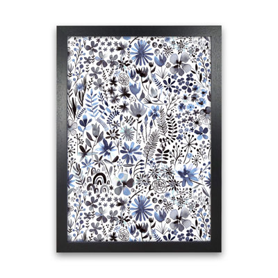 Winter Ink Flowers - Print
