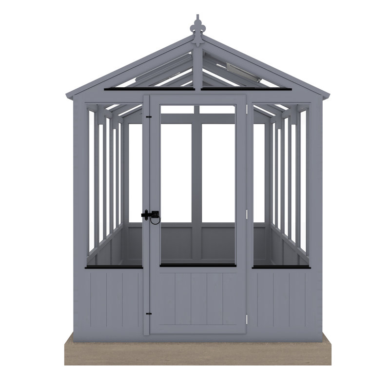 Holkham 12 ft x 6 ft Greenhouse, Indigo