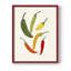 Impression encadrée de légumes biologiques X - Bois massif-1512746451-1512746455
