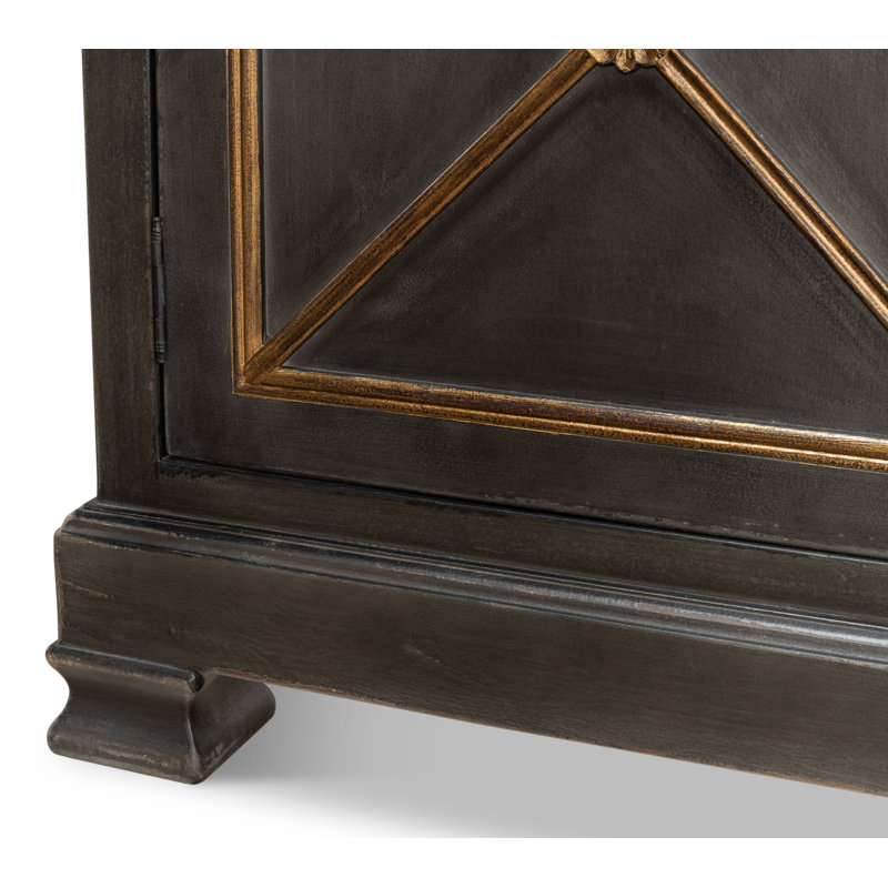 Painted Directoire Solid Wood Bookcase