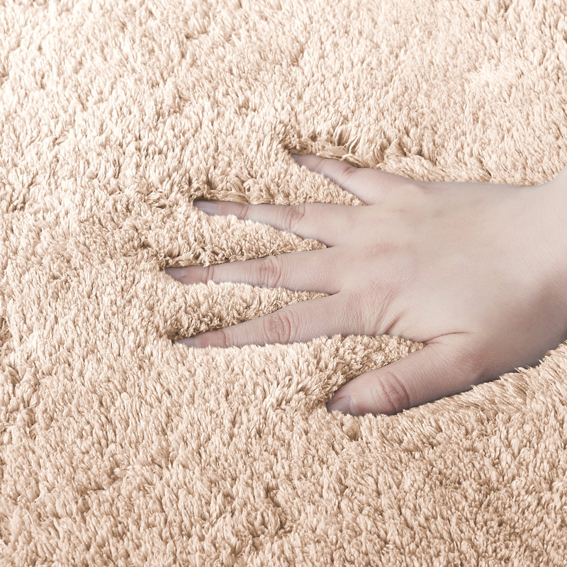 Dailen Non-Slip Bath Rug, Ivory