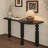 Retro Nut-Brown Solid Wood Console Table-1473543096