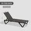 Ensemble de 2 chaises longues de piscine, chaise longue d'extérieur réglable en aluminium, chaises de piscine toutes saisons pour terrasse, pelouse et patio, PVC-coated polyester-1727824197