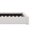 Grand lit plateforme tapissier en bois massif robuste-8849007