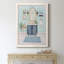«Blue Bath II», peinture sur toile encadrée-61336550-61336552