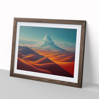 Miraculous Mountain Landscape - Framed Print