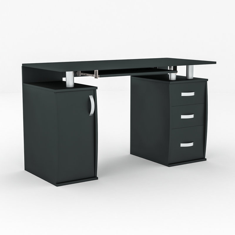 Muskoka Computer Desk, Black