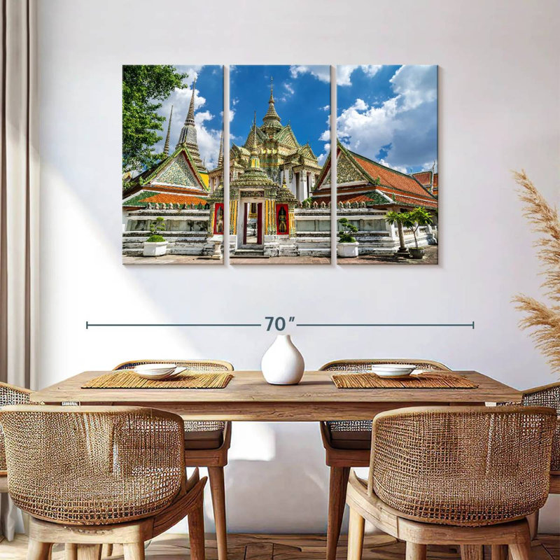 Wat Pho Temple, 36" H x 57" W