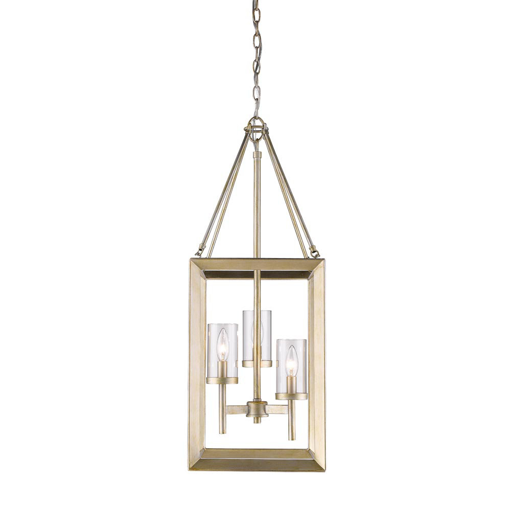 Averee 3 - Light Lantern Rectangle Chandelier Lark Manor™ 