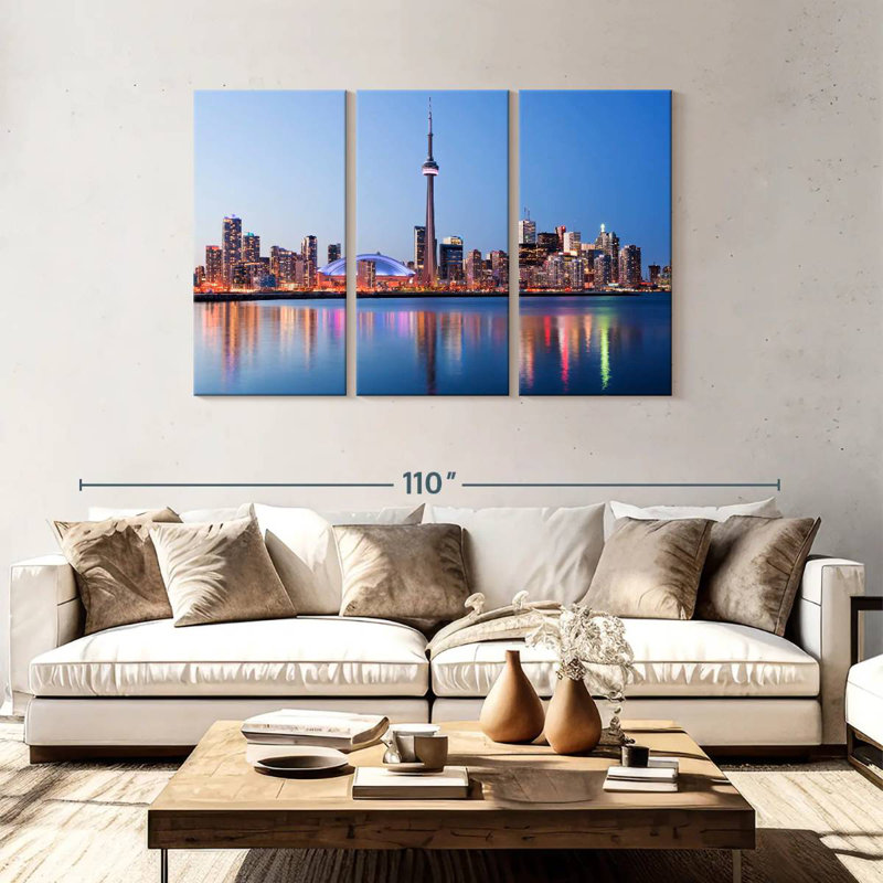 Rorry Toronto Skyline, 48" H x 74" W