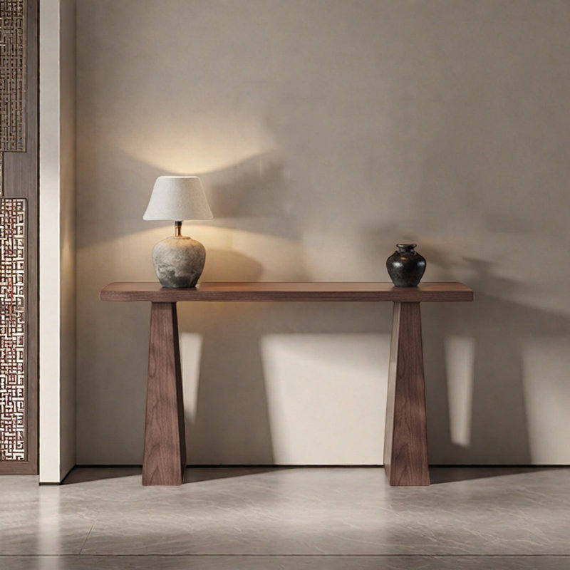 Console Modern Minimalist, H 31,5 po x l 55,12 po x P 15,75 po, Brun