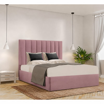 Besar Upholstered Ottoman Storage Bed