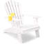 Chaise Adirondack en polystyrène résistant aux intempéries exceptionnellement durable pour le plein air-1599419451