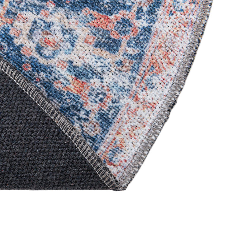 Nycholas Oriental Indoor Rug, Round 4'