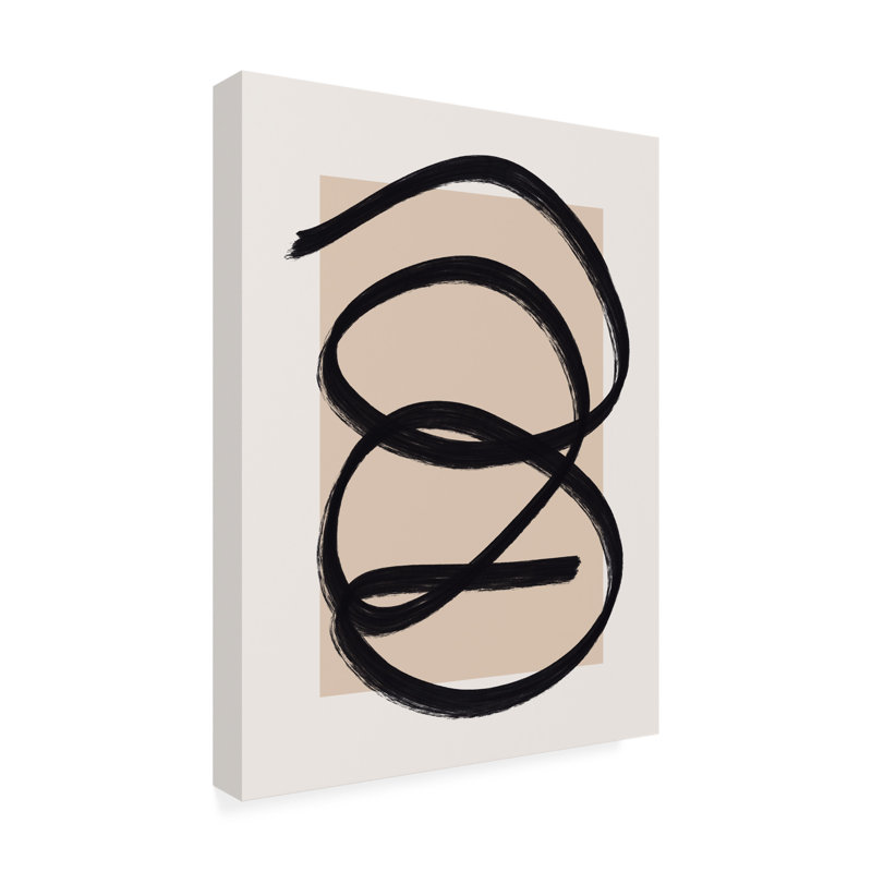 «Boline, petit doyen», art abstrait sur toile, H 14 po x l 19 po
