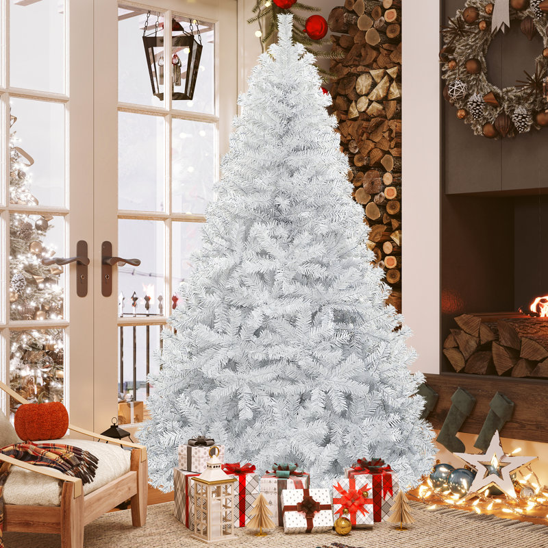 Arbre de Noël artificiel épinette blanc 6 pi